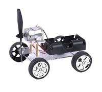 Kit de robot robotique miniature à moteur à balais 130, jouet éducatif à vent à monter soi-même
