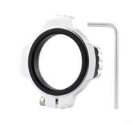 Kit de rondelle de pédalier en alliage - Ajusteur de précharge de manivelle - Entretoise en aluminium 7075 pour essieu X01 - Anneau de tension de roulement de vélo de montagne (argent)