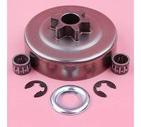 Kit de rondelle de pignon de roulement à aiguilles de tambour d'embrayage 3/8 6T, Kit de clip électronique for STIHL, MS180 MS170 018 017 MS250 MS 230 210 025 023 021 tronçonneuse