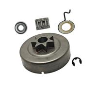 Kit de rondelles, Cloche, engrenage à vis sans Fin et Tambour d'embrayage 325 7T Compatible avec Les tronçonneuses MS250, MS230, MS210, MS 250, 230, 210, 025, 023 et 021.