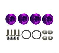 Kit de rondelles de renfort pour pare-chocs avant et arrière, améliore la stabilité du véhicule et réduit les vibrations (violet)