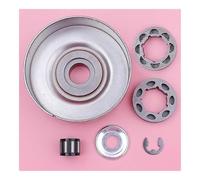 Kit de rondelles de roulement de Jante de pignon de Tambour d'embrayage de chaîne, Clip en E adapté à la tronçonneuse MS290 029 MS390 039 MS310, pièce de Rechange for Outil