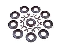 Kit de rondelles d'embrayage et Clips en E, 10 pièces/lot, for tronçonneuses 576, 575, 570, 385, 372, 371, 365, 362, 503752401 et 503272101