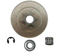Kit de rondelles pignon tambour d'embrayage 6 dents, pas 3/8, 4/1 pièces, for tronçonneuse STIHL 017 018 021 023 025 MS170 MS180 MS210 MS230 MS250(4pcs)