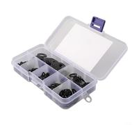 Kit de rondelles plates en nylon noir 250 pièces avec dimensions M2 M2,5 M5 M6 M8 pour travaux de renforcement des boulons et écrous