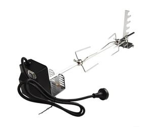 Kit de rôtisserie pour barbecue 73,7 cm pour poulet et dinde en plein air