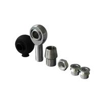 Kit de rotule de suspension Joint Heim métrique M18 x 1,5 M20 x 1,5 M22 x 1,5, embout à rotule, entretoise, soufflets en caoutchouc, écrou, bouchon soudable(M20x1.5 LeftThread)