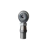 Kit de rotule de suspension Roulements d'extrémité de tige à rotule, structure en 3 pièces, entretoise d'insertion de désalignement, écrous de blocage et bouchon soudable(Right Thread)