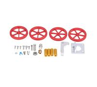 Kit de roue de nivellement d'extrudeuse, écrou torsadé manuel en aluminium, ressorts de matrice à lit chaud pour imprimante 3D CR10
