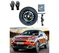 Kit de roue de secours 16" compatible avec Citroën C4 III de 2020 Peugeot 2008 II de 2020 avec clé et sac 125/85r16
