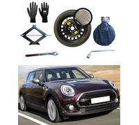 Kit de Roue de Secours 17" compatible avec Mini Clubman Cooper D/S/SD F54 avec Cric ants et Sac