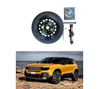 Kit de roue de secours D'ANGELO 1988 16" compatible avec Jeep Avenger, Cric inclus, Charge max. 21 kg