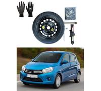 Kit de roue d'escorte 15" compatible avec Suzuki Celerio avec Cric ants et Sac (115/70R15)