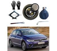 Kit de roue d'escorte 15" compatible avec Volkswagen Polo V/VI avec Cric ants et Sac