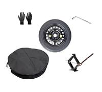 Kit de roue d'escorte 17" compatible avec Dacia Bigster avec Cric ants et Sac 135/80R17