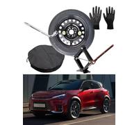 Kit de roue d'escorte 17" compatible avec Lexus LBX avec Cric, Clé, Gants et Sac