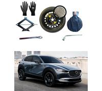 Kit de roue d'escorte 17" compatible avec Mazda CX-30 (No Bose) avec Cric ants et Sac 125/80R17