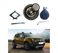 Kit de roue d'escorte 18" compatible avec Dacia Duster - D'ANGELO 1988 - Noir - Acier allié