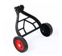 Kit de roue universelle pour débroussailleuse réglable - Charge lourde | Embout pour tondeuse à entraînement arrière pour pelouse, jardin, cour, terrasse, agriculture et travaux d'herbe
