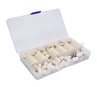 Kit de roues de polissage et de lustrage, ensemble d’accessoires pour outil rotatif en feutre de laine avec mandrin de 1/8 pouce, 30 pièces de tailles variées pour le métal, le