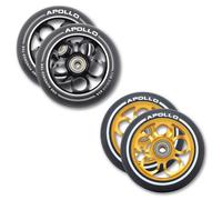 Kit de roues de rechange pour trottinette freestyle Pro Wheels 110mm - roulements ABEC9-Or