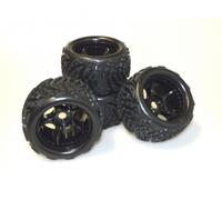 Carson 500900138 Roues 1:8 (4) Virus Race/Beat Warrior - Accessoires pour modèles réduits, pièces détachées, Tuning, pneus, Jeu de pneus