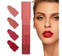Kit De Rouge À Lèvres - Ensemble Mat Imperméable, Pigment Non Collant, Application Riche Et Lisse, Aspect Velours Ultra Doux, Boîte De Maquillage Compacte Adaptée Aux Voyages | Collection De Vêtements