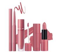 Kit de rouge à lèvres - Pigment Outline Definitionspigment, stylo applicateur doux, kit de bouche de boue résistant à la transmission, finition baume d' hydratant | Maquillage Artistry Full Mouth