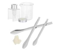 Kit de Rouge à Lèvres Soi-même avec Moule en Silicone | Verres Doseurs Gradués, Bougie de Cire et Cuillères, pour Réparer des Rouges à Lèvres Cassés