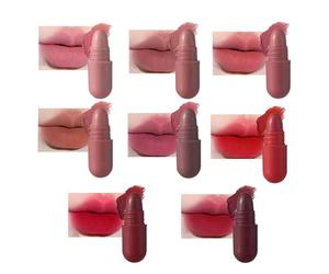 Kit de Rouges à Lèvres Nomade 8 Nuances Rouges à Lèvres Mat Baume | Petit Rouge à Lèvres Non Pour Fille Femme Ado Fête Mariage Été Maison