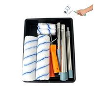 Kit de Rouleau à Peinture - Outil de Rénovation Complet pour Projets Maison - Rouleau à Peinture pour Plafond,pour Terrasses, Loisirs Créatifs, Décorations, Plafonds, Portes,