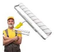 Kit de rouleau de peinture anti-goutte pour plafond, rouleau de peinture de 18 pouces, kit de rouleau anti-goutte, rouleau de peinture de plafond sans couture, rouleau de plancher large E
