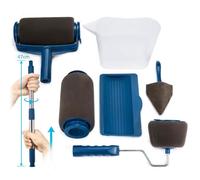 Kit de Rouleau de Peinture TEMPSA - Poignée et Couture Professionnel Décor Multifonction