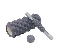 Kit de Rouleau en Mousse,Rouleau de Réparation Antidérapant avec Balle | Rouleaux en Mousse pour Massage Musculaire,pour Relaxation Stick Ball Pilates Musculation Entraînement à Domicile Voyage