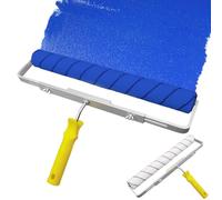 Kit De Rouleaux De Peinture Solides, Grand Rouleau À Peinture, Manchon De Rouleau De Peinture En Microfibre De 18 Pouces, Rouleau De Peinture Pour Mur Et Plafond Sans Couture, Rouleau De Sol