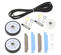 Kit de rouleaux de tambour de sèche-linge 12001541, Kit de roulements de tambour 306508, poulie de renvoi de sèche-linge WP6-3700340 et courroie de tambour WP33002535
