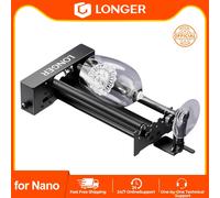 Kit de rouleaux rotatifs laser pour graveur laser 360 ° Pièces de machine de marquage et de gravure de logos pour tasses, verres et canettes à rotation automatique et réglable