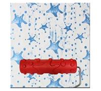 Kit de rouleaux, rouleaux de peinture, 7 pouces, motif de rouleau de peinture décoratif, outils de peinture de texture en relief, compatibles avec la machine murale sans air, brosse domestique en caou