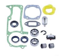 Kit de roulement de joint d'étanchéité pour cylindre de tronçonneuse - Pour modèles 362 365 371 372Xp - Comprend un joint de carter, filtre à carburant et interrupteur d'arrêt