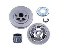 Kit de roulement de pignon de tambour d'embrayage 3/8" -7T for tronçonneuse MS391 MS311 1138 160 2010 avec roulement à aiguilles et rondelle d'embrayage E-Clip