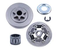 Kit de roulement de pignon de Tambour d'embrayage 3/8" 7T for tronçonneuse MS391 MS311 1138 160 2010 W, roulement à Aiguilles, rondelle d'embrayage, Clip E