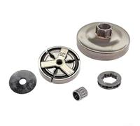 Kit de roulement de pignon d'embrayage pour tronçonneuse Nielsen CT4845, MT9999 et CT3795 - Construction en alliage, avec tambour d'embrayage, jante .325-7T, roulement à aiguilles