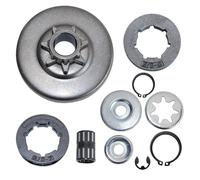 Kit de roulement rondelle Tambour Jante pignon d'embrayage adapté à la tronçonneuse 038 MS380 MS381 1119 0007 1003