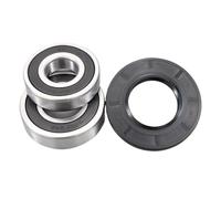 Kit de roulements 6306RZ 6307RZ D47 88 avec joint d'huile, compatible les pièces rechange for lave-linge