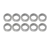 Kit de roulements à billes RC 10 pièces en acier haute vitesse à faible friction roulements à billes blindés en métal pour voitures télécommandées 1/10 RC ZD Racing 10421 S argent