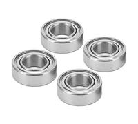 Kit de roulements à billes RC en acier, petits roulements à billes blindés en métal, 4 pièces pour voiture RC Granite 1/10, ensemble de roulements de direction durables et hautes