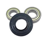 Kit De Roulements De Cuve Et De Joint D'huile For Machine À Laver 6205 6206, Taille De Joint D'arbre, Compatible Avec Les Pièces De Rechange For Lave-linge À Chargement Frontal Haier