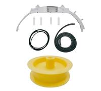 Kit de roulements for sèche-linge WE49X20697, roulement supérieur WE3M26, feutre de tambour WE9M30, courroie WE12M29, coulisseau de roulement WE1M1067, WE12X83. Facile à utiliser.