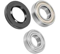 Kit de roulements pour lave-linge Samsung WF0502NUWG/XEC WF1602WUV WF700B4BKWQ/EC - Electroneu - Roulements à billes 6205ZZ et 6206ZZ - Pièce de rechange - Acier