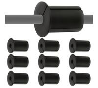 Kit de routage de câbles Mural - 10 œillets muraux pour câbles, Passage de câbles à Trave Les bagues | Oeillet Mural pour Passe-câble Ethernet, Accessoires de câble en Silicone p